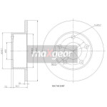 MAXGEAR Bremsscheibe