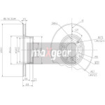 MAXGEAR Bremsscheibe