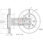 MAXGEAR Bremsscheibe