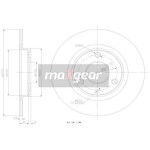 MAXGEAR Bremsscheibe