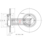 MAXGEAR Bremsscheibe