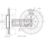 MAXGEAR Bremsscheibe