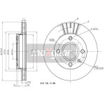 MAXGEAR Bremsscheibe