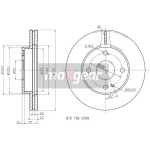 MAXGEAR Bremsscheibe