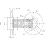 MAXGEAR Bremsscheibe