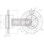 MAXGEAR Bremsscheibe