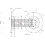 MAXGEAR Bremsscheibe