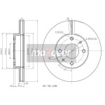 MAXGEAR Bremsscheibe