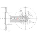 MAXGEAR Bremsscheibe