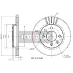 MAXGEAR Bremsscheibe