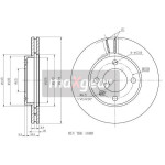 MAXGEAR Bremsscheibe