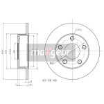 MAXGEAR Bremsscheibe