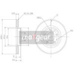 MAXGEAR Bremsscheibe