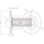 MAXGEAR Bremsscheibe