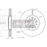 MAXGEAR Bremsscheibe