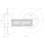 MAXGEAR Bremsscheibe