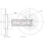 MAXGEAR Bremsscheibe