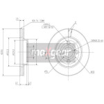 MAXGEAR Bremsscheibe
