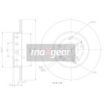 MAXGEAR Bremsscheibe