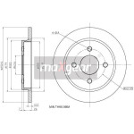 MAXGEAR Bremsscheibe