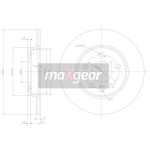 MAXGEAR Bremsscheibe