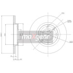 MAXGEAR Bremsscheibe
