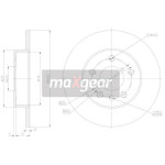 MAXGEAR Bremsscheibe