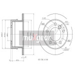 MAXGEAR Bremsscheibe