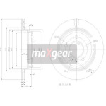 MAXGEAR Bremsscheibe
