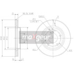 MAXGEAR Bremsscheibe