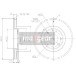 MAXGEAR Bremsscheibe