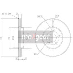 MAXGEAR Bremsscheibe