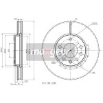 MAXGEAR Bremsscheibe