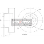 MAXGEAR Bremsscheibe