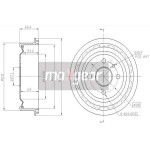MAXGEAR Bremstrommel