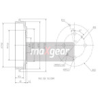 MAXGEAR Bremstrommel