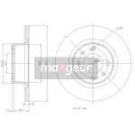 MAXGEAR Bremsscheibe