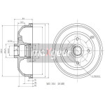 MAXGEAR Bremstrommel