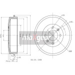 MAXGEAR Bremstrommel