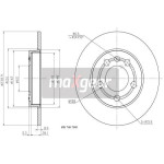 MAXGEAR Bremsscheibe