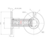 MAXGEAR Bremsscheibe