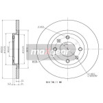 MAXGEAR Bremsscheibe