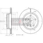 MAXGEAR Bremsscheibe
