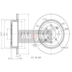 MAXGEAR Bremsscheibe