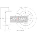 MAXGEAR Bremsscheibe