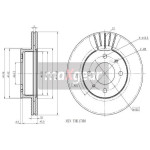 MAXGEAR Bremsscheibe