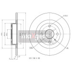 MAXGEAR Bremsscheibe