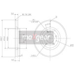 MAXGEAR Bremsscheibe