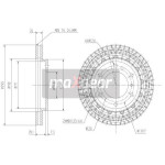 MAXGEAR Bremsscheibe