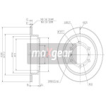 MAXGEAR Bremsscheibe